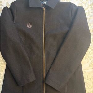 Swanndri women’s black wool jacket size medium